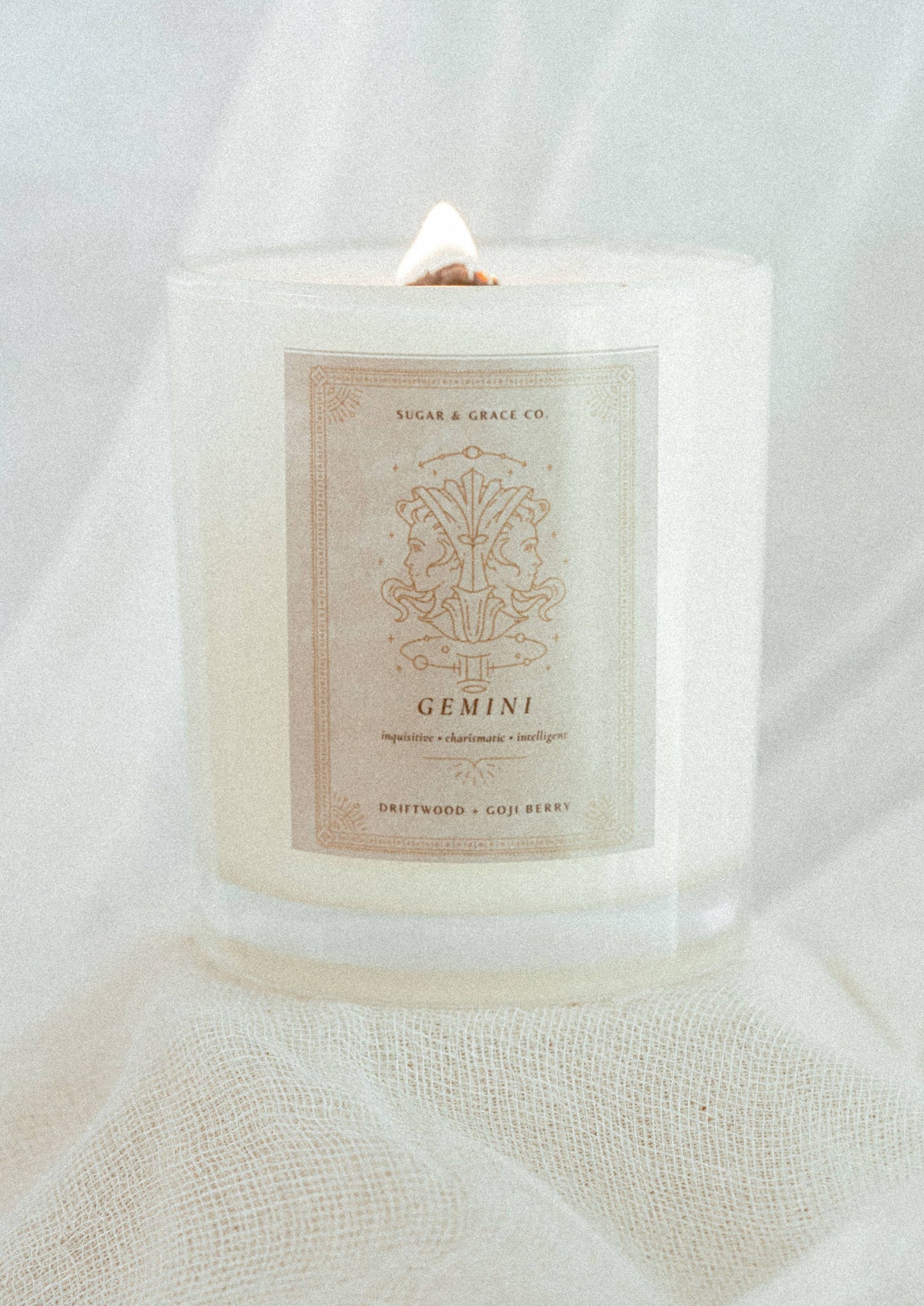 Gemini Zodiac Soy Candle