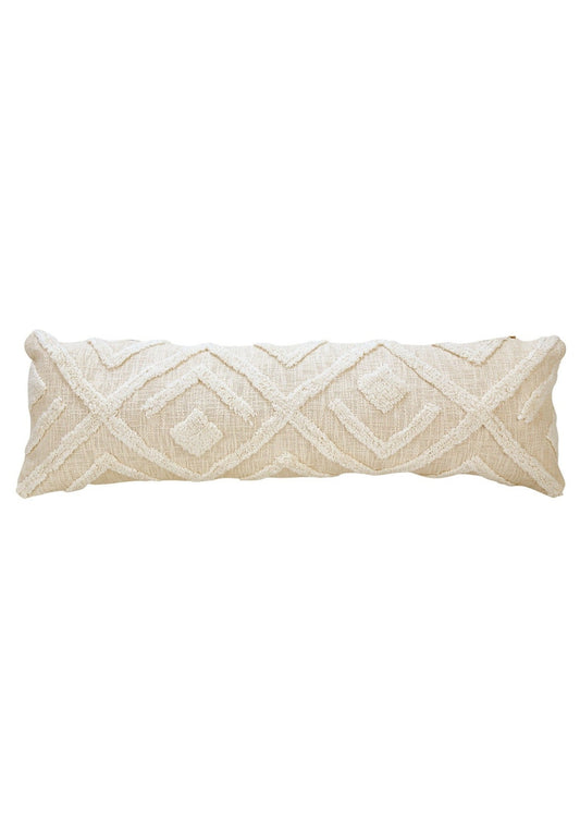 Snow Tufted Lumbar Pillow