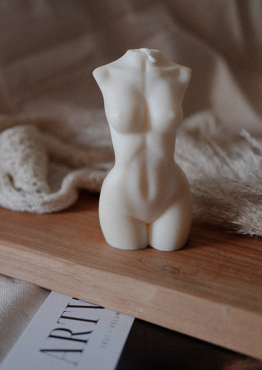 Female Torso Candle